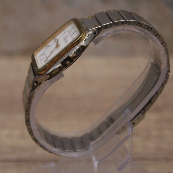 Vintage Jules Racine Watch Womens Silver Tone Stainless Steel Swiss Made 60's - Picture 7 of 12